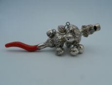 A baby's rattle. 14 cm long.