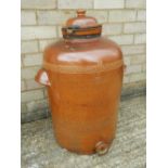 A large Doulton Lambeth wet storage jar. 60 cm high.
