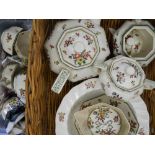 A quantity of Royal Doulton Old Leeds Sprays tea and dinner wares