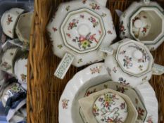 A quantity of Royal Doulton Old Leeds Sprays tea and dinner wares