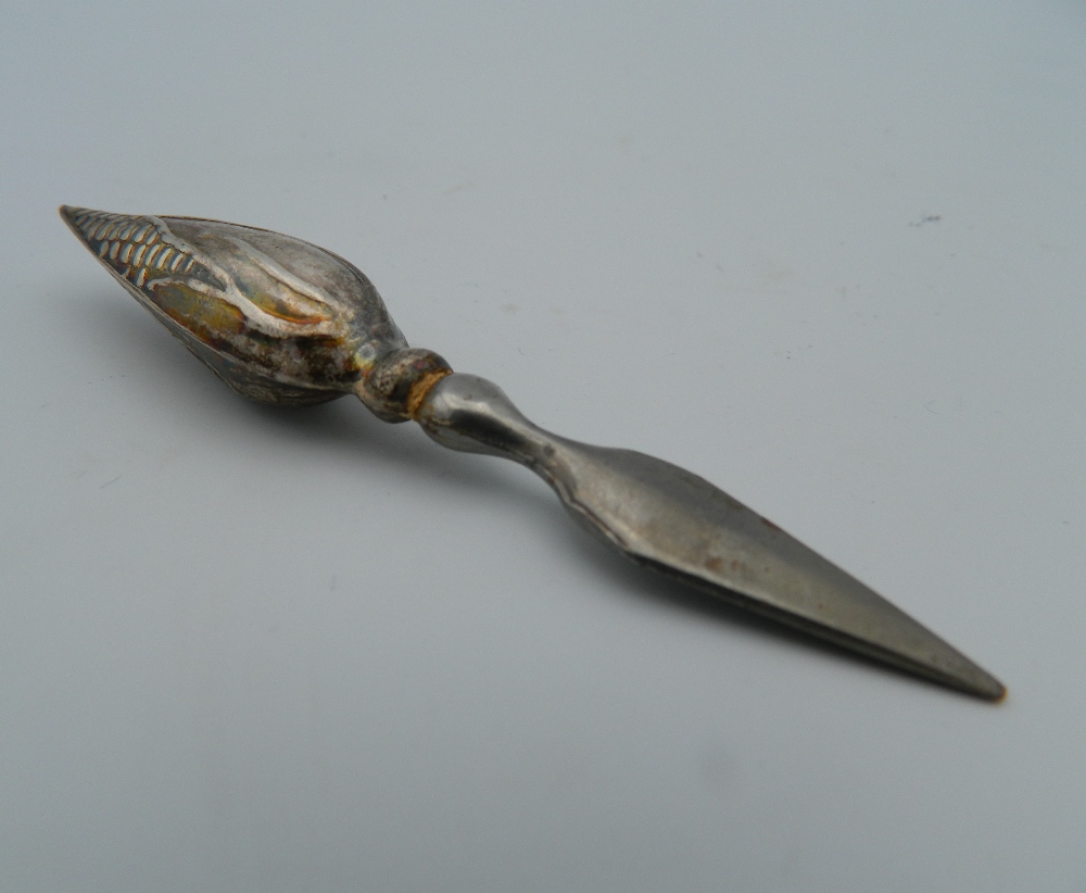 Six sterling silver corn on the cob holders. 8 cm long. - Image 2 of 3