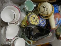 A quantity of miscellaneous ceramics, silver plate, etc.