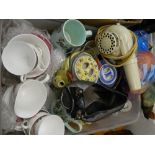 A quantity of miscellaneous ceramics, silver plate, etc.