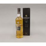 A single bottle of Glen Grant Single Malt Scotch Whiskey,
