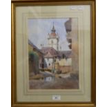 BARONESS HELGA VON CRAMM (1840-1919) Swiss, Estavayer Switzerland, watercolour, signed and titled,