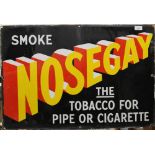 A Nosegay Tobacco enamel advertising sign. 76 x 51 cm.