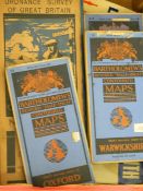 A collection of vintage O/S maps