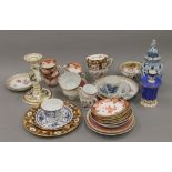 A quantity of 19th century and later decorative porcelain,