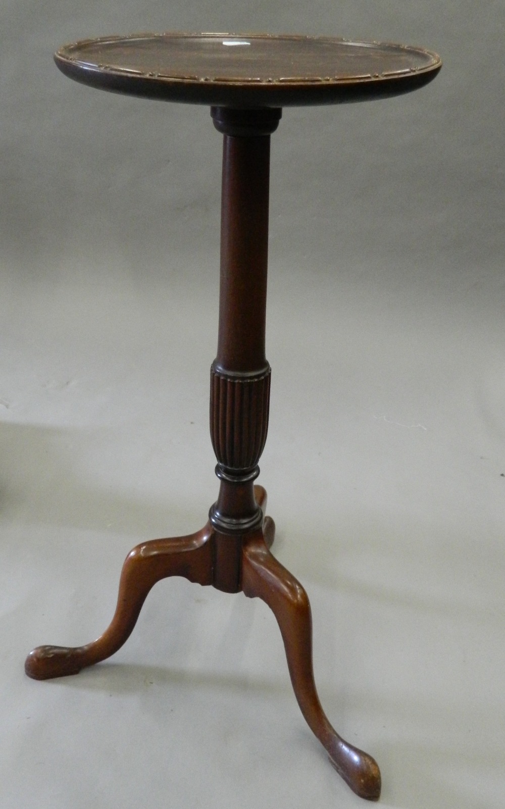 Three mahogany tripod tables. The largest 46.5 cm wide. - Image 4 of 6