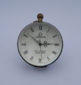 A ball clock. 7 cm high.