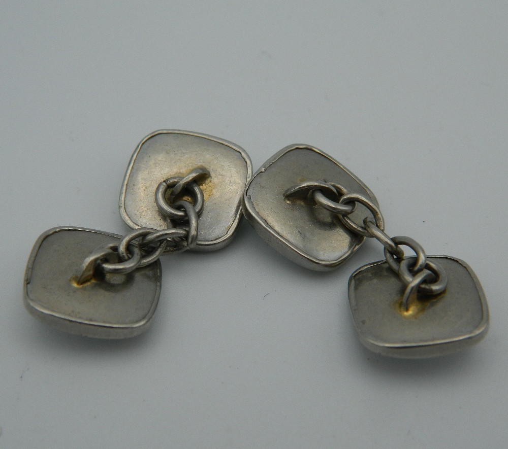 A pair of Art Deco cufflinks - Image 2 of 2