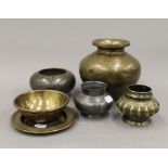 A 19th century Indian Lota in bronze,
