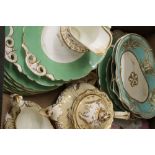 A quantity of 19th century English decorative porcelain, including Derby.