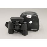 A pair of Opticrom High Resolution 8x42 Porro Prism field glasses/binoculars serial number W9869 in