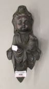 A bronze model of Buddha. 28 cm high.