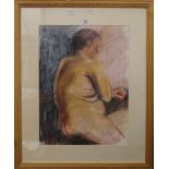 VANETTA SOFFE, Andrew, pastel on paper, framed and glazed. 37.5 x 50.5 cm.