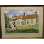 CHARLES CLIFFORD TURNER, The Miller's House, watercolour, signed, framed and glazed. 54.5 x 36.5 cm.