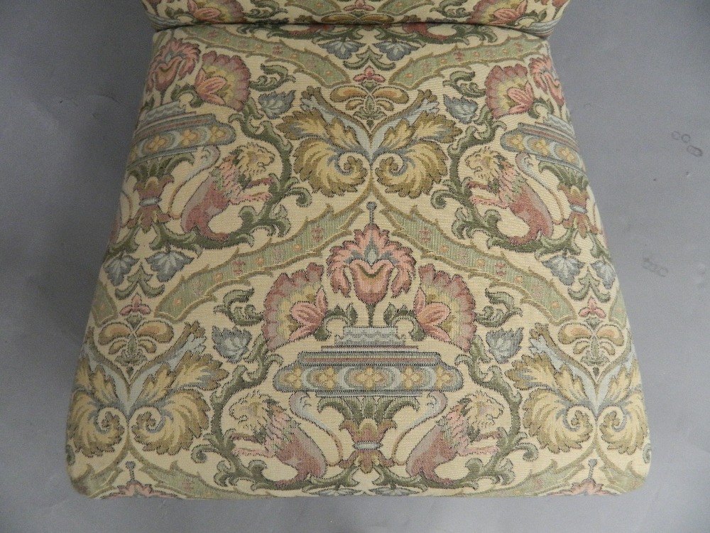 A Victorian nursing chair. 44 cm wide. - Image 3 of 5