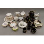 A quantity of decorative teawares, etc.