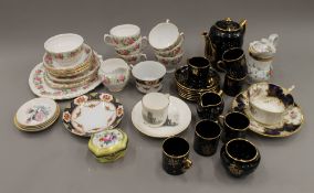 A quantity of decorative teawares, etc.