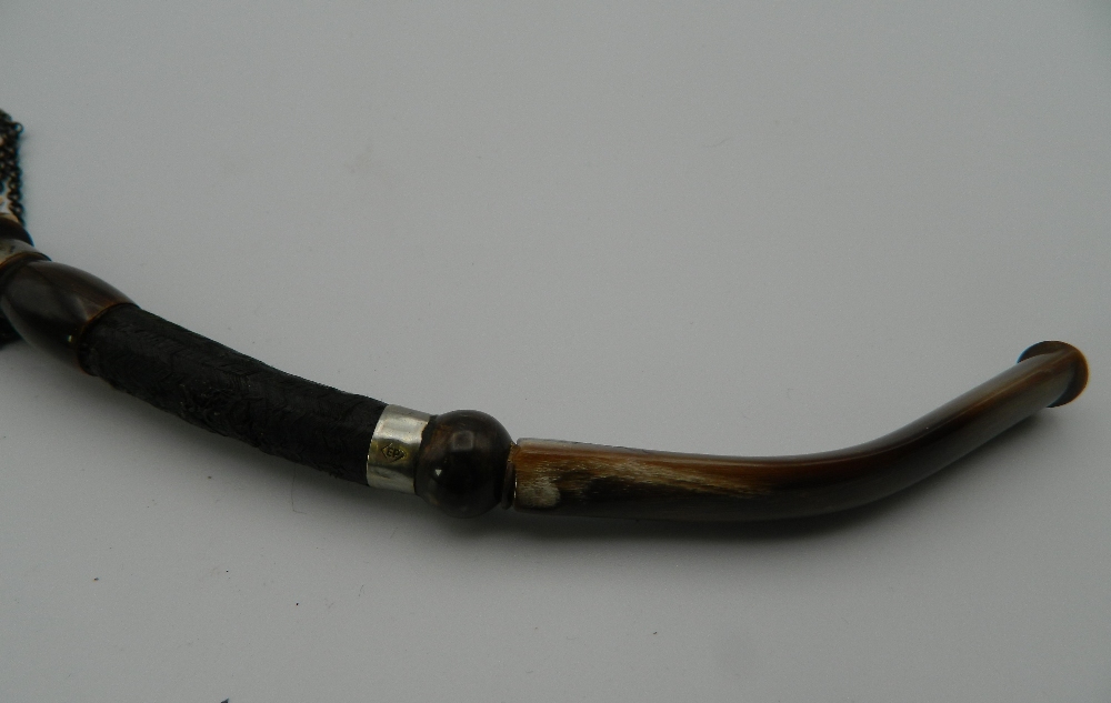 A 19th century horn and Meerschaum pipe, together with another. The former 34 cm long. - Image 9 of 14