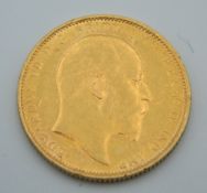 A 1904 Melbourne Mint Edward VII sovereign