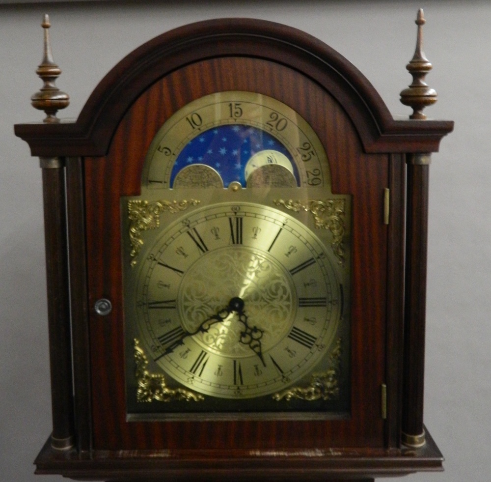 A modern longcase clock. 187 cm high. - Image 3 of 7