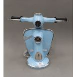 A small Vespa lamp. 31.5 cm high.