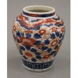 A small Imari vase. 12.5 cm high.
