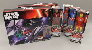 A quantity of Sci-Fi toys, all boxed, including two Star Wars - The Force Awakens,