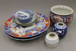 A quantity of various Chinese and Japanese ceramics