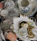 A quantity of miscellaneous ceramics, glass, etc.