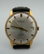 A 1960s gentleman's Montine date wristwatch, in working order.