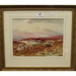 MORTIMER, Devon, Moorland Views, watercolours, both signed, inscribed to verso, framed and glazed.