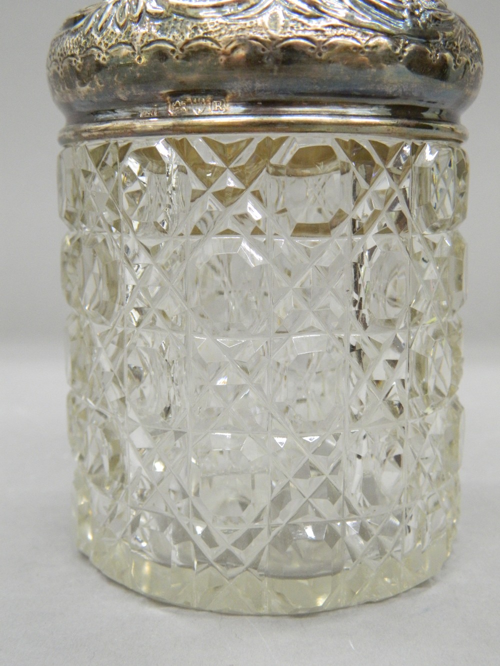 Two silver topped dressing jars. The largest 10.5 cm high. - Image 8 of 9