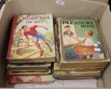 A collection of boys annuals