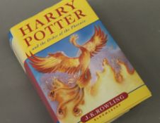 Harry Potter, Order of the Phoenix, first edition, hard back.