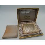 A Christian Dior compact, boxed. The box 13.5 cm wide.