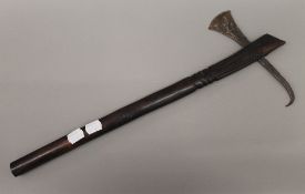 A tribal axe. 50 cm long.