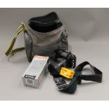 A 35 mm Pentax camera