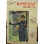 A Nosegay advertising show card. 48 cm wide.