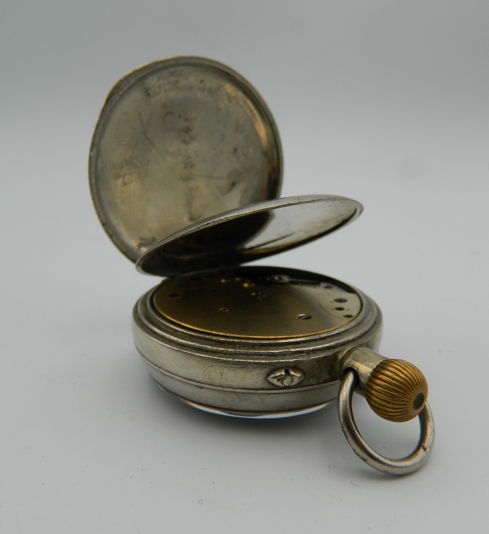 A WWI RFC (Royal Flying Corps) pilot's pocket watch, marked to the reverse, - Image 11 of 14