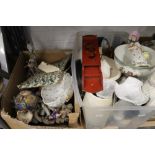 A quantity of miscellaneous ceramics, glass, etc.