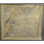 A large hanging tapestry. 172 cm wide.