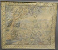 A large hanging tapestry. 172 cm wide.