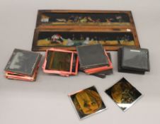 A small collection of magic lantern slides