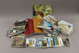 A quantity of postcards