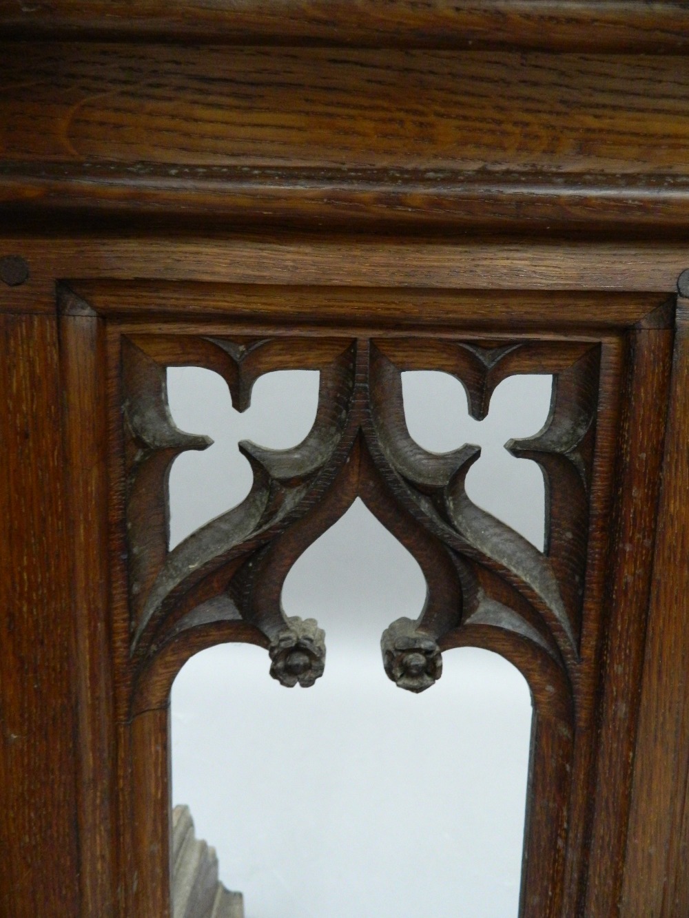 A Victorian carved oak lectern. 68.5 cm wide, 84 cm high, 61 cm deep. - Image 3 of 12