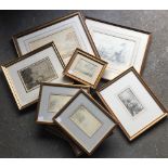 A quantity of 19th century pencil sketches, various Landscape Views. The largest 26 x 18.5 cm.