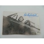 A rare original RAF WWII fighter ace Bob Stanford-Tuck autograph signature with 18 kills in WWII,